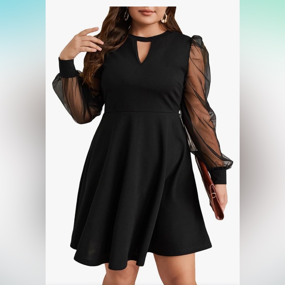 All black dress